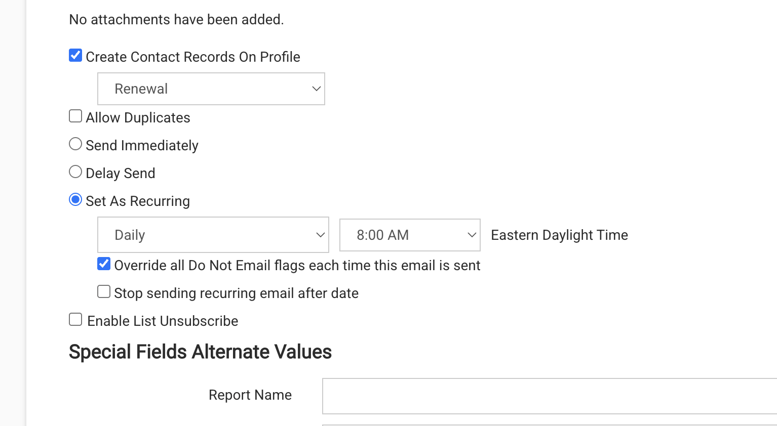 Recurring Email Examples – MemberClicks Trade